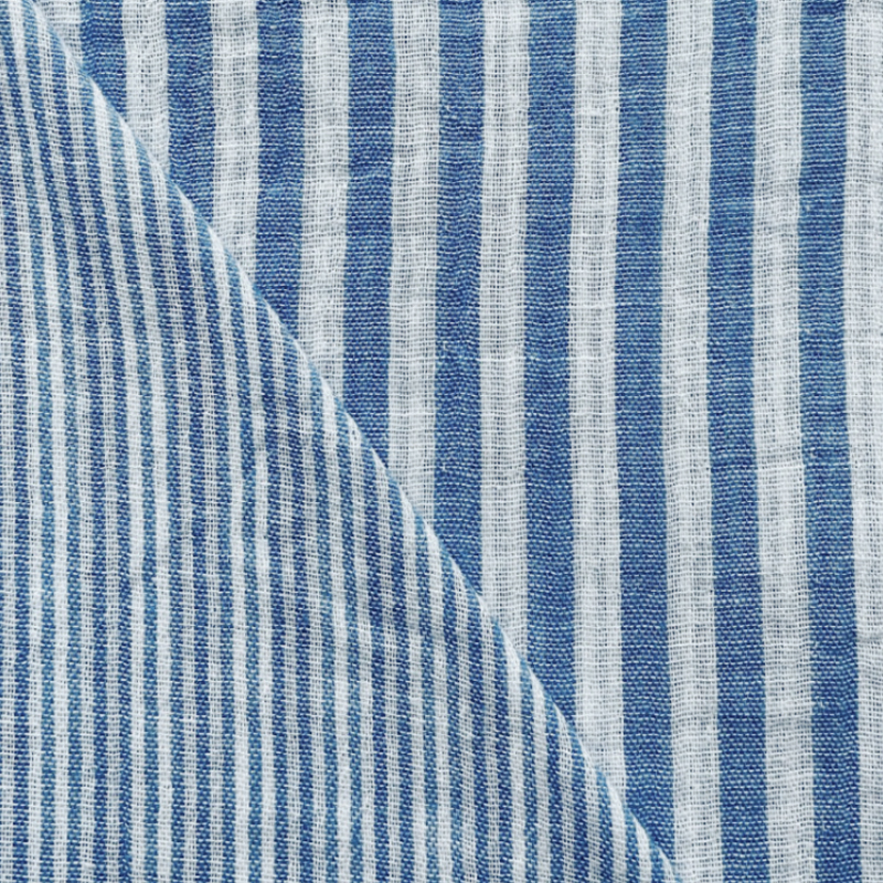 Tetra double - Stripes small maxi light blue