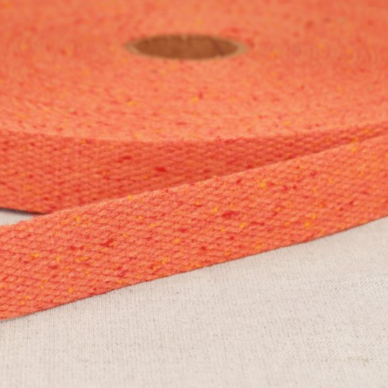 Tassenband 30mm - Spikkel koraal 85