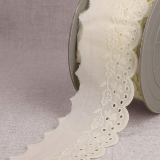 Broderie anglaise 60mm - ecru 51