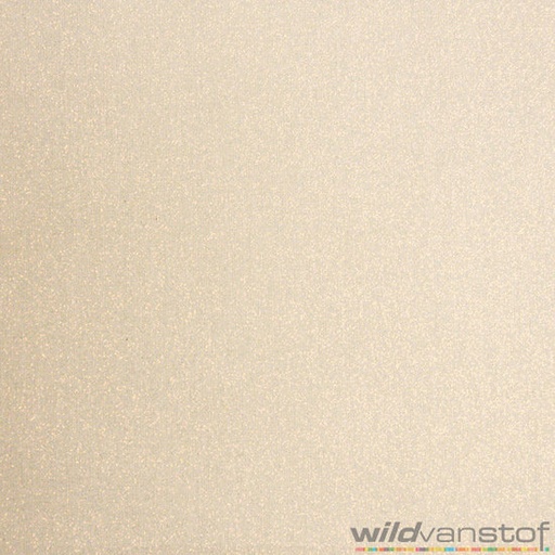 Katoen - wit glitter