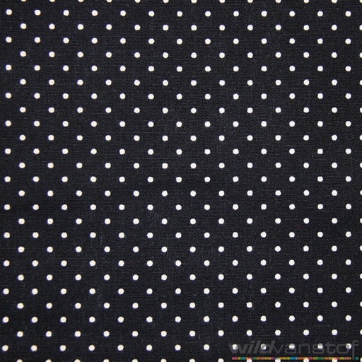 Katoen - donkerblauw met witte bol (1mm)