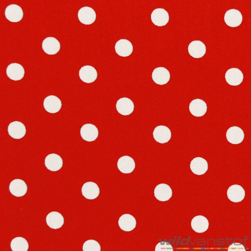 Rood met witte bol (8mm)