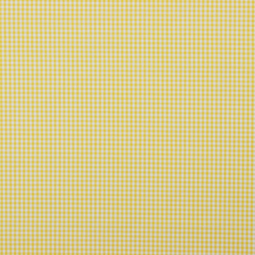 Katoen - vichy ruit geel (3mm)