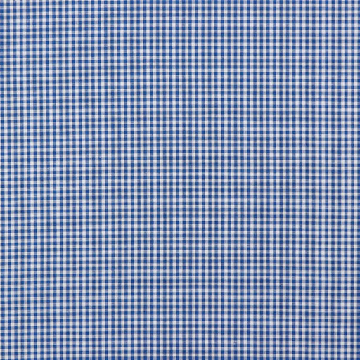 Katoen - vichy ruit blauw (3mm)