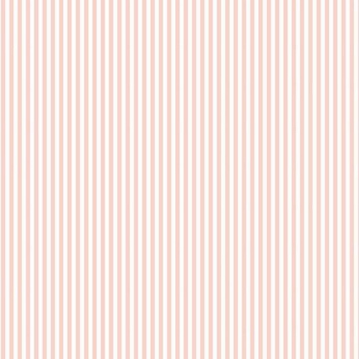 Katoen - strepen lichtroze-wit