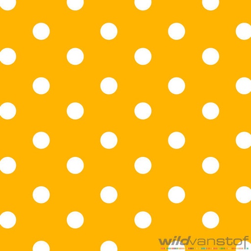 Geel met witte bol (8mm)