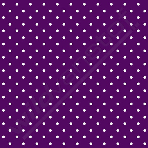 Katoen - paars met witte bol (1mm) 