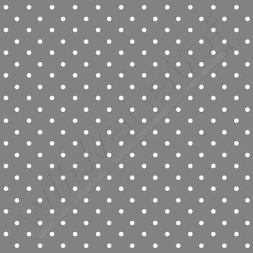 Katoen - grijs met witte bol (1mm)