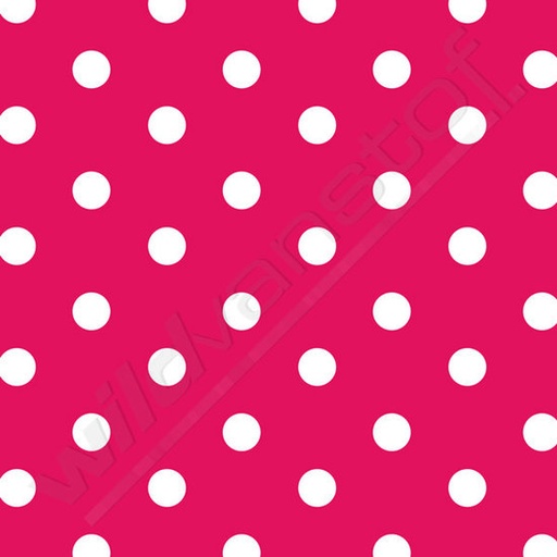 Fuchsia met witte bol (8mm)