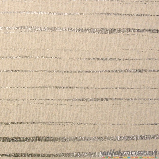 Ecru met zilver streep