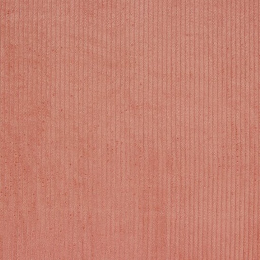 Ribfluweel - dikke ribbel pastel koraalroze 42