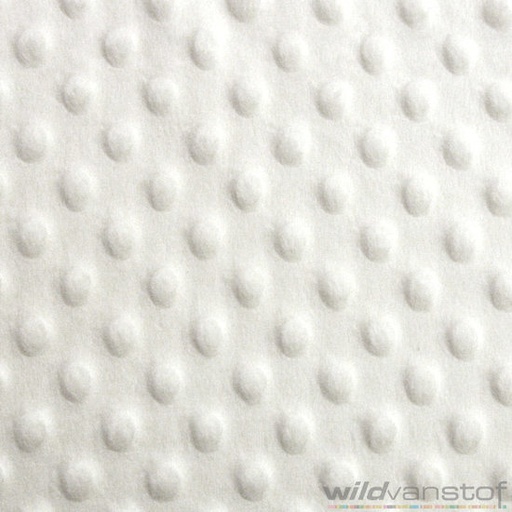 Minky fleece - wit