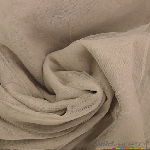 Mesh tule - zilvergrijs