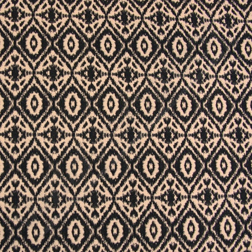 Jacquard zwart-ecru ruiten
