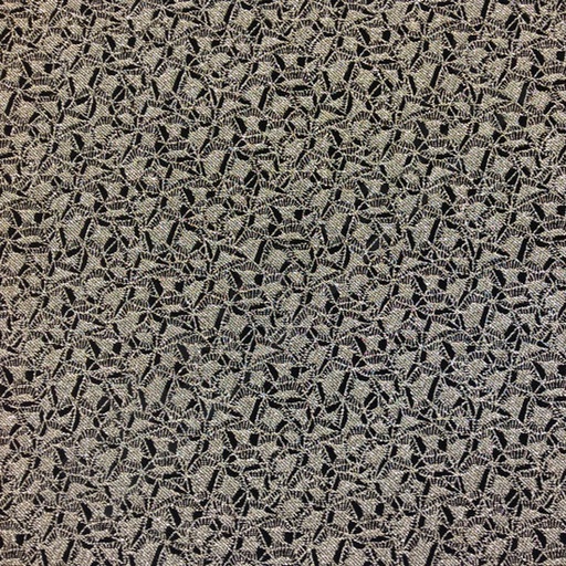 Jacquard fantasie zwart-grijs-lurex