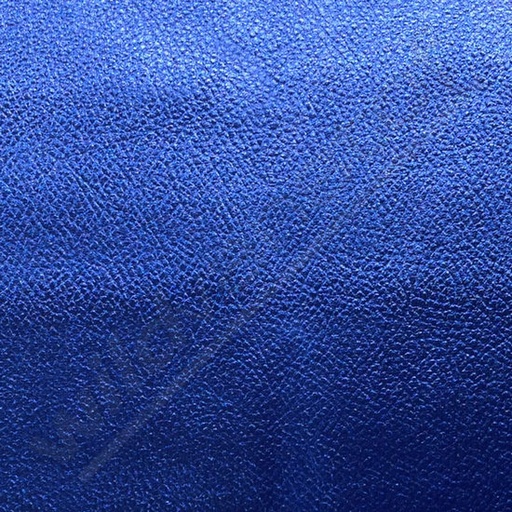 Skai - effen blinkend koningsblauw 05