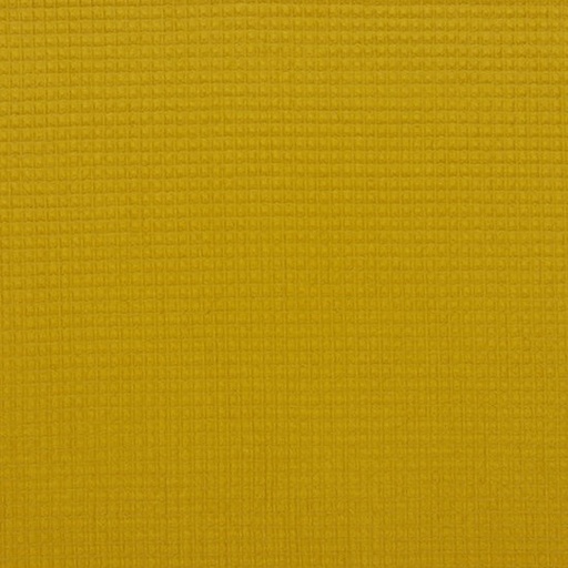 Gewafeld katoen - oker 1