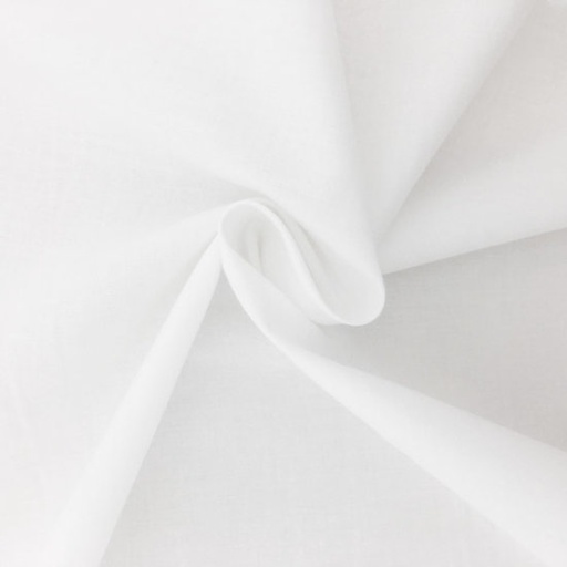 Katoen percale - Wit