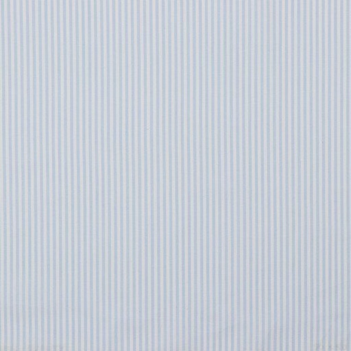 Katoen - strepen lichtblauw-wit