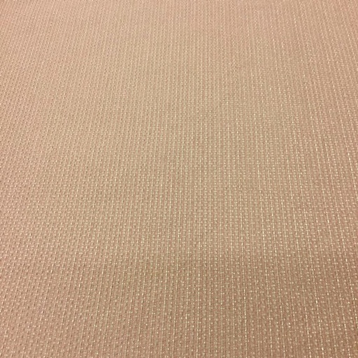 Geweven - Lichtroze met lurex zilverdraad