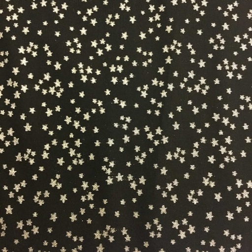 Katoen - Zwart met lief sterretje