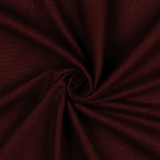 Flanel uni - bordeaux 16