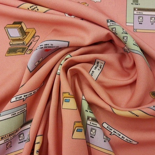 [-] Viscose - Computer love pink