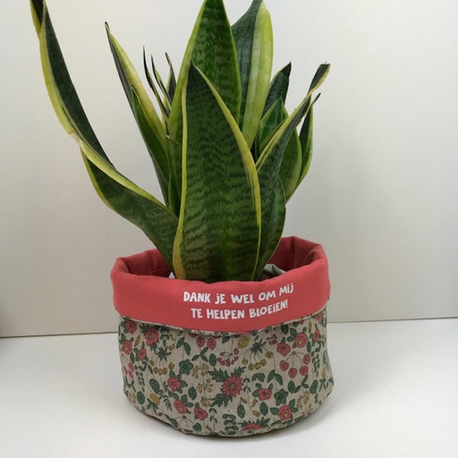 [-] Stoffenpakket - Plantenzakje roze