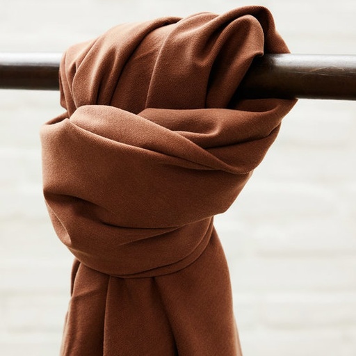 [-] Tencel stretch twill - roestbruin