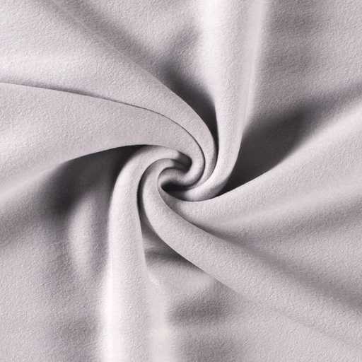 Fleece katoen - lichtgrijs 61