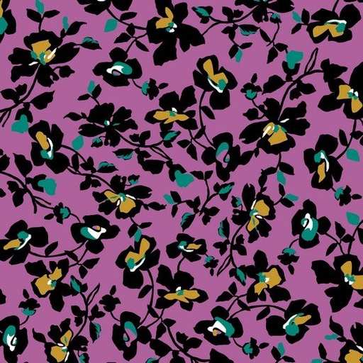 [-] Lycra - Klimbloem op lilaroze