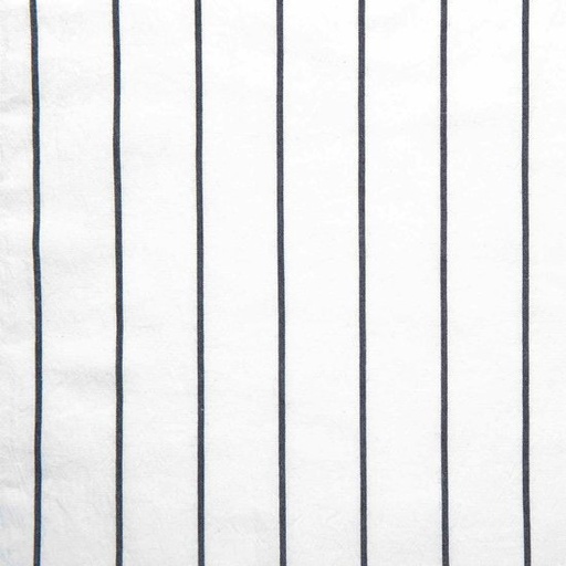 Katoen - Nautic stripes ecru graniet