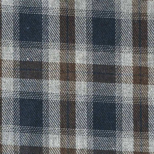 [-] Katoen - scotch vitella bruin marine