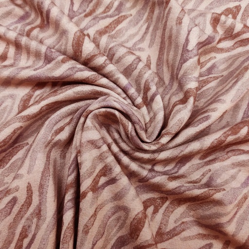 Jersey - Aquarel luipaard paars roze