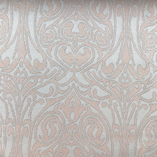 Jacquardtricot - Ornament roze zilver