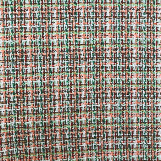 [-] Tweed - Oranje groene weving 10