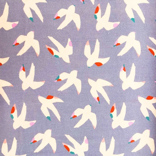 [-] Viscose - summervibes lila bird