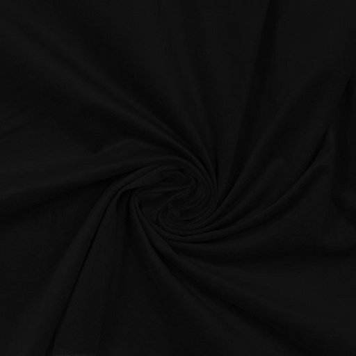 Fluweel effen - Zwart 9