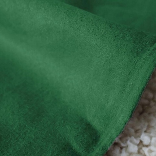 Borg - teddy suede groen