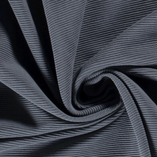 Tricot geribd - Stone blue 006