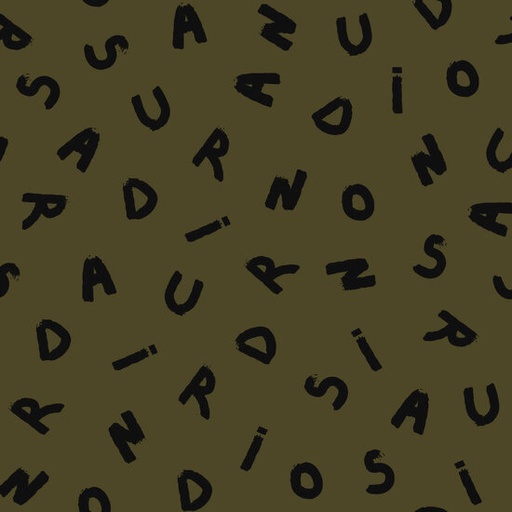 Sweater - letters op kaki