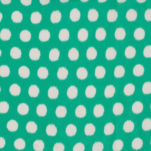Viscose - blurry dots green