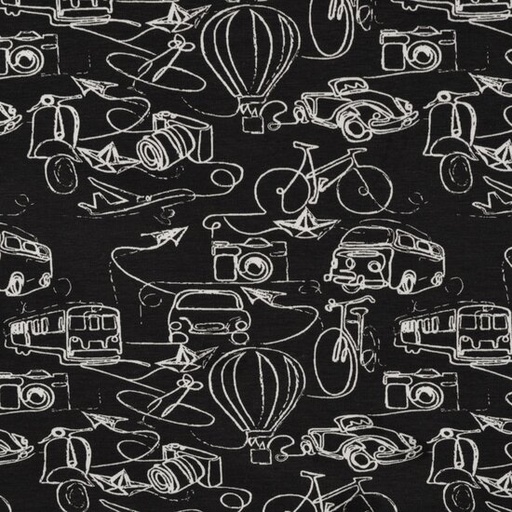 Tricot - camera op reis zwart