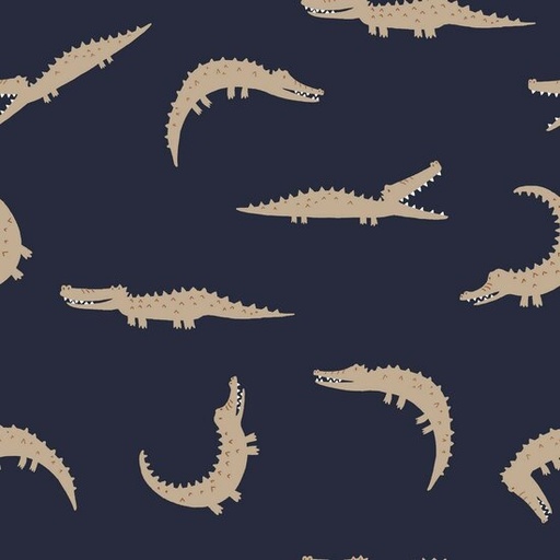 Jersey - krokodillen op missie blauw