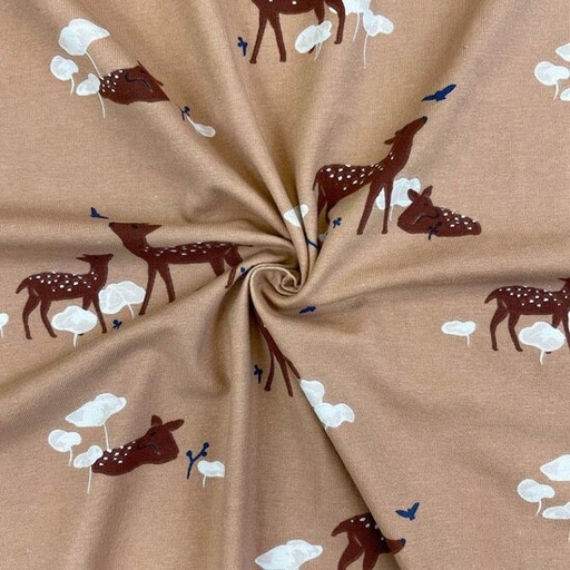 Katoen - bambi's op huidskleur