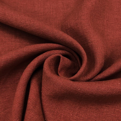 Washed linnen - baksteenrood 31