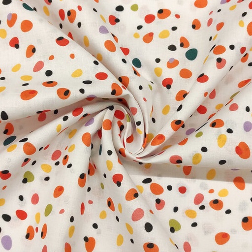 Katoen - kleurrijke eieren op wit