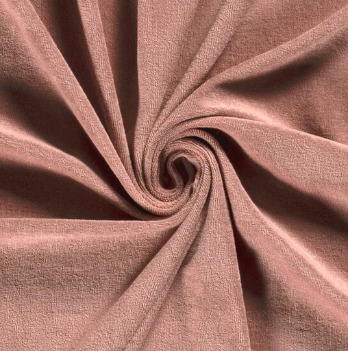 Badstof stretch - oudroze 12