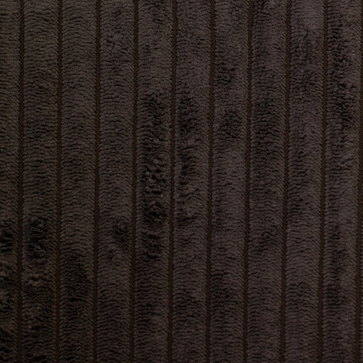 Ribfluweel deco - Brede rib Bruin