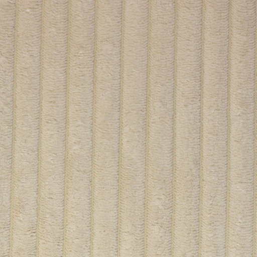Ribfluweel deco - Brede rib Lichtbeige
